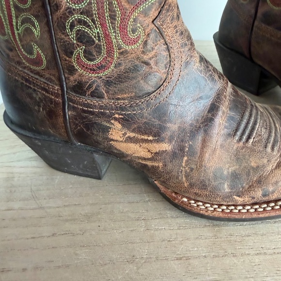 Ariat Heritage Western X-Toe Boots Women’s 7 B Brown Leather - Picture 6 of 10